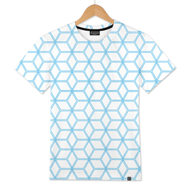 Geometric Hive Mind Pattern - Blue #108