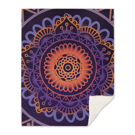 Colorful Mandala of Life - Yoga Art