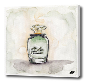 Dolce - Perfume Bottle Painting