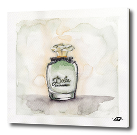 Dolce - Perfume Bottle Painting