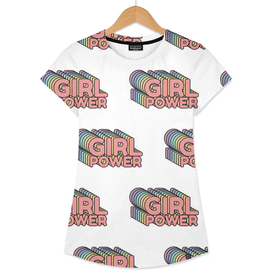 Girl Power grl pwr Retro Art Print