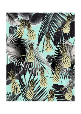 Tropical Pineapple Jungle Geo #5 #tropical #summer #decor