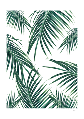 Green Palm Leaves Dream #2 #tropical #decor #art