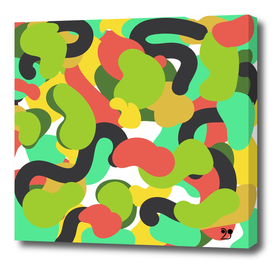 Abstract colorful pattern tropical