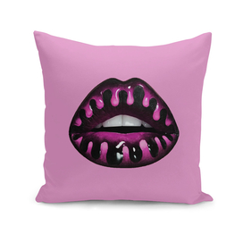 Purple Glossy Lips