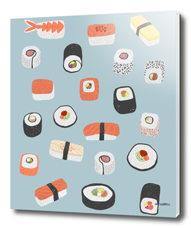 Sushi Roll Maki Nigiri Japanese Food Art