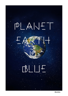 Planet Earth is BLUE