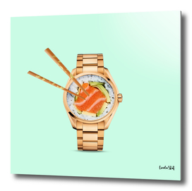 Sushi Watch Clock