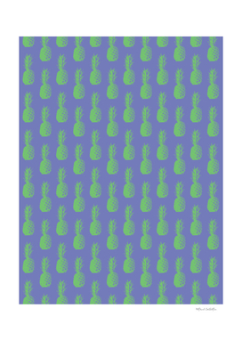 Pineapple Pattern - Purple & Green #352