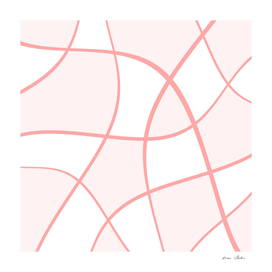 Abstract pattern - pink and white.