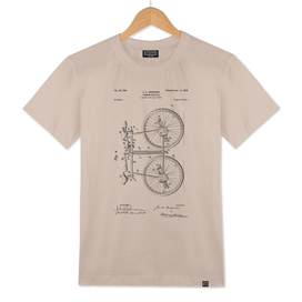 1899  Patent Velocipede Tandem Bicycle history invention