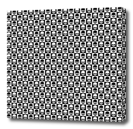 💀 Checkered Skulls Pattern I