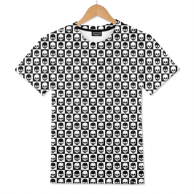 💀 Checkered Skulls Pattern I