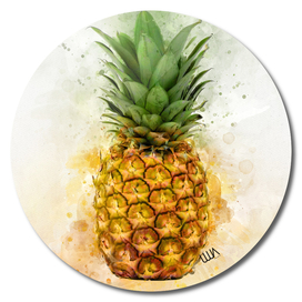 Pineapple Watercolor