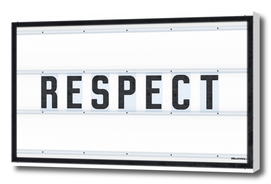 RESPECT – Light Box