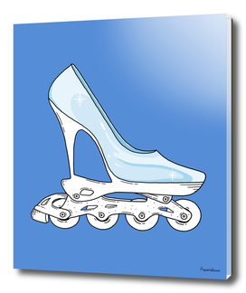 Roller glass shoes