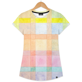 Pastel colored Watercolors Check Pattern