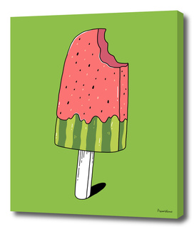 Watermelon ice cream
