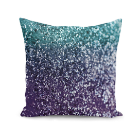 Aqua Purple Ombre Glitter #1 #decor #art