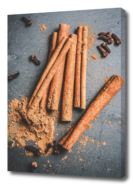 Cinnamon and anise art