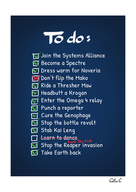 Commander's To-Do List