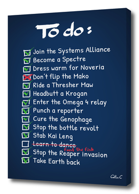 Commander's To-Do List
