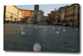 Swimmers to piazza Navona
