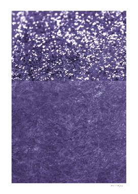 Ultra Violet Glitter Meets Ultra Violet Concrete #1 #decor