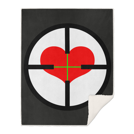 heart ,  targeted at heart, reticule, viewfinder,