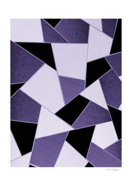Ultra Violet Geometric Glam #1 #geo #decor #art