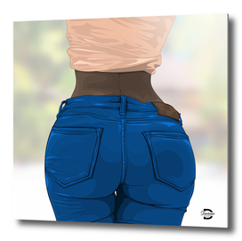 jeans ass