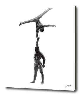 Acrobats - balance duo Art