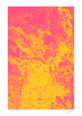 Pink and Yellow Marble
