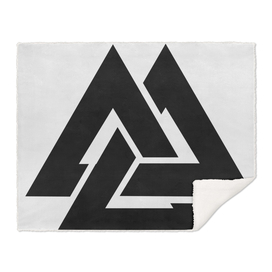 Valknut  symbol, Triangle logo,