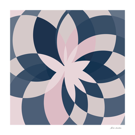 Rose Blue Bloom Graphic