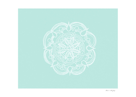 Mint Romantic Mandala #2 #drawing #decor #art