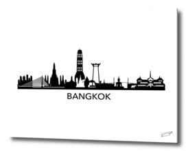 Bangkok Skyline art
