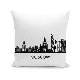 Moscow Skyline Art
