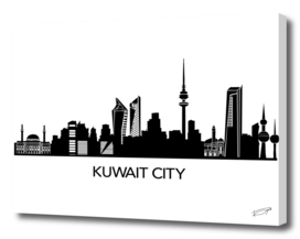 Kuwait City Skyline Art