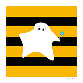Ghost - strips - black and orange.
