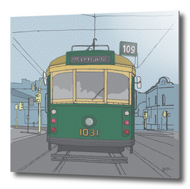 Melbourne Tram by Matthew Broughton