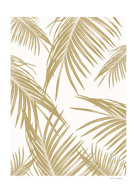 Gold Palm Leaves Dream #1 #tropical #decor #art