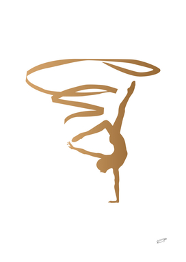 Rhythmic gymnast Art