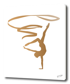 Rhythmic gymnast Art