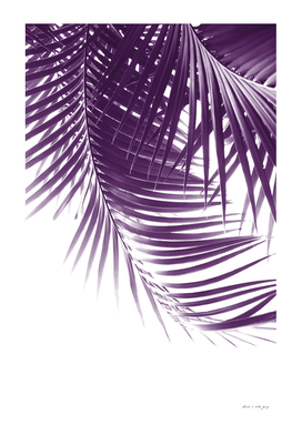 Palm Leaves Purple Vibes #1 #tropical #decor #art