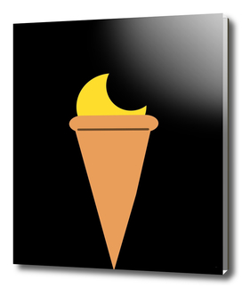 Ice cream moon