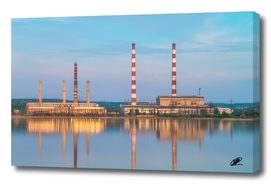 Power plant in Nikolaevka, Ukraine
