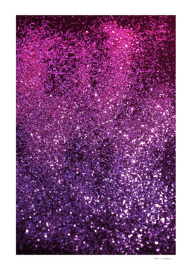 Purple Pink Ombre Lady Glitter #1 #shiny #decor #art