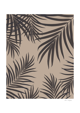 Palm Leaves Pattern Sepia Vibes #1 #tropical #decor #art