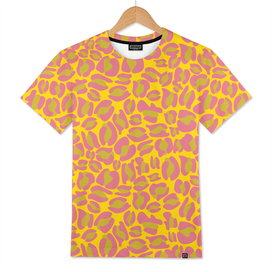 Leopard print | Yellow Pink Bright colour Pattern